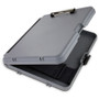 Saunders WorkMate Storage Clipboard, 1/2" Capacity, Holds 8 1/2w x 12h, Charcoal/Gray View Product Image