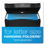 Pendaflex Portable Letter Size File Box, Letter Files, 13.5" x 10.25" x 10.88", Black View Product Image