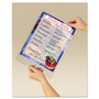 Scotch Display Pocket, Removable Interlocking Fasteners, Plastic, 8-1/2 x 11, Clear View Product Image