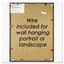 NuDell Metal Poster Frame, Plastic Face, 24 x 36, Black View Product Image