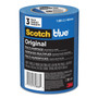 ScotchBlue Original Multi-Surface Painter's Tape, 3" Core, 1.88" x 60 yds, Blue, 3/Pack View Product Image