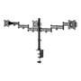 Alera AdaptivErgo Pole-Mount Triple Arm for 27" Monitors, 360 deg Rotation, +45/-45 deg Tilt, 45 deg Pan, Black, Supports 17.6 lb View Product Image