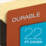 Pendaflex File Pocket w/ Tyvek, 3.5" Expansion, Legal Size, Redrope, 10/Box View Product Image