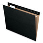 Pendaflex Colored Hanging Folders, Letter Size, 1/5-Cut Tab, Black, 25/Box View Product Image