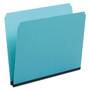 Pendaflex Pressboard Expanding File Folders, Straight Tab, Letter Size, Blue, 25/Box View Product Image