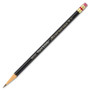 Paper Mate Mirado Black Warrior Pencil, HB (#2), Black Lead, Black Matte Barrel, Dozen View Product Image
