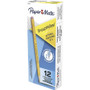 Paper Mate Sharpwriter Mechanical Pencil, 0.7 mm, HB (#2.5), Black Lead, Classic Yellow Barrel, Dozen View Product Image