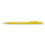 Paper Mate Sharpwriter Mechanical Pencil, 0.7 mm, HB (#2.5), Black Lead, Classic Yellow Barrel, Dozen View Product Image