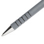 Paper Mate FlexGrip Ultra Retractable Ballpoint Pen, 0.8mm, Black Ink, Gray/Black Barrel, Dozen View Product Image