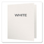 Oxford Twin-Pocket Folders with 3 Fasteners, Letter, 1/2" Capacity, White, 25/Box View Product Image