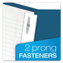Oxford Twin-Pocket Folders with 3 Fasteners, Letter, 1/2" Capacity, Blue, 25/Box View Product Image