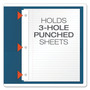 Oxford Twin-Pocket Folders with 3 Fasteners, Letter, 1/2" Capacity, Blue, 25/Box View Product Image