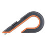 slice Box Cutters, Double Sided, Replaceable, Carbon Steel, Gray, Orange View Product Image