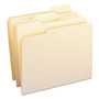 Smead Reinforced Tab Manila File Folders, 1/3-Cut Tabs, Letter Size, 11 pt. Manila, 100/Box View Product Image