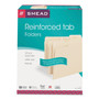 Smead Reinforced Tab Manila File Folders, 1/3-Cut Tabs, Letter Size, 11 pt. Manila, 100/Box View Product Image