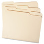 Smead Manila File Folders, 1/3-Cut Tabs, Center Position, Letter Size, 100/Box SMD10332 View Product Image