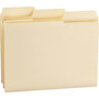 Smead SuperTab Reinforced Guide Height Top Tab Folders, 1/3-Cut Tabs, Letter Size, 11 pt. Manila, 100/Box View Product Image