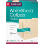 Smead WaterShed/CutLess 1/3 Tab Cut Letter Recycled Top Tab File Folder View Product Image