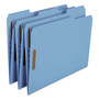 Smead Colored 1/3 Tab Cut Letter Recycled Fastener Folder View Product Image