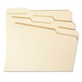 Smead 100% Recycled Reinforced Top Tab File Folders, 1/3-Cut Tabs, Letter Size, Manila, 100/Box View Product Image
