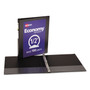 Avery Economy View Binder with Round Rings , 3 Rings, 0.5" Capacity, 11 x 8.5, Black, (5705) View Product Image