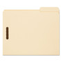 Smead Top Tab 2-Fastener Folders, 1/3-Cut Tabs, Right Position, Letter Size, 11 pt. Manila, 50/Box View Product Image