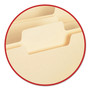 Smead SuperTab Reinforced Guide Height Top Tab Folders, 1/3-Cut Tabs, Legal Size, 11 pt. Manila, 100/Box View Product Image