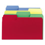 Smead SuperTab Colored File Folders, 1/3-Cut Tabs, Legal Size, 14 pt. Stock, Assorted, 50/Box View Product Image