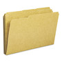 Smead Heavyweight Kraft File Folders, 1/3-Cut Tabs, Legal Size, 11 pt. Kraft, 100/Box View Product Image