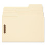 Smead SuperTab Reinforced Guide Height 2-Fastener Folders, 1/3-Cut Tabs, Legal Size, 11 pt. Manila, 50/Box View Product Image