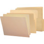 Smead Heavyweight Manila End Tab Folders, 9" Front, Straight Tab, Letter Size, 100/Box View Product Image