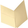 Smead Heavyweight Manila End Tab Pocket Folders with Front Pocket, Straight Tab, Letter Size, 50/Box View Product Image