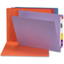 Smead Reinforced End Tab Colored Folders, Straight Tab, Letter Size, Red, 100/Box View Product Image