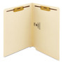 Smead Manila End Tab 2-Fastener Folders with Reinforced Tabs, 0.75" Expansion, Straight Tab, Letter Size, 11 pt. Manila, 50/Box View Product Image