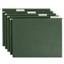 Smead 100% Recycled Hanging File Folders, Letter Size, 1/5-Cut Tab, Standard Green, 25/Box View Product Image