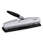 Swingline 12-Sheet LightTouch Desktop Two-to-Three-Hole Punch, 9/32" Holes, Black/Silver View Product Image