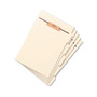 Smead Stackable Folder Dividers w/ Fasteners, 1/5-Cut Top Tab, Letter Size, Manila, 50/Pack View Product Image