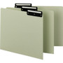 Smead Recycled Blank Top Tab File Guides, 1/3-Cut Top Tab, Blank, 8.5 x 11, Green, 50/Box View Product Image