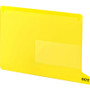 Smead Colored Poly Out Guides with Pockets, 1/3-Cut End Tab, Out, 8.5 x 11, Yellow, 25/Box View Product Image