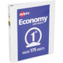 Avery Economy View Binder with Round Rings , 3 Rings, 1" Capacity, 11 x 8.5, White, (5711) View Product Image