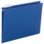 Smead Colored Hanging File Folders, Letter Size, 1/5-Cut Tab, Navy, 25/Box View Product Image