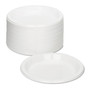 Tablemate Plastic Dinnerware, Plates, 9" dia, White, 125/Pack View Product Image