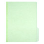 AbilityOne 7530002868570 SKILCRAFT Pressboard File Folders, 1/3-Cut Tabs, Letter Size, Light Green, 100/Box View Product Image