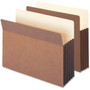 Smead Redrope Drop-Front File Pockets w/ Fully Lined Gussets, 3.5" Expansion, Letter Size, Redrope, 10/Box View Product Image