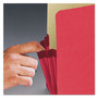 Smead Colored File Pockets, 3.5" Expansion, Legal Size, Red View Product Image