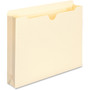 Smead 100% Recycled Top Tab File Jackets, Straight Tab, Letter Size, Manila, 50/Box View Product Image