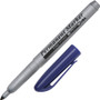 AbilityOne 7520015114319 SKILCRAFT Permanent Marker, Fine Bullet Tip, Blue, Dozen View Product Image