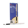 AbilityOne 7520015573155 SKILCRAFT AlphaBasic Stick Ballpoint Pen, 1mm, Black Ink, White Barrel, Dozen View Product Image