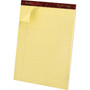 Ampad Gold Fibre Writing Pads, Wide/Legal Rule, 8.5 x 11.75, Canary, 50 Sheets, 4/Pack View Product Image