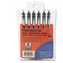 AbilityOne 7520015654875 SKILCRAFT Precision 305 Metal Barrel Mechanical Pencil, 0.5 mm, Black Lead, Silver Barrel, 6/Pack View Product Image